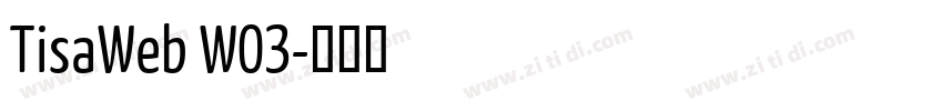TisaWeb W03字体转换